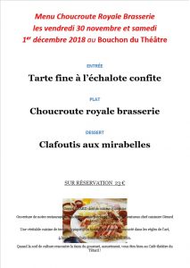 choucroute royale brasserie